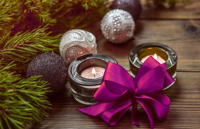 Kerzen für Weihnachtsstimmung
